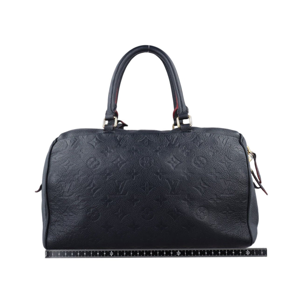 Louis Vuitton Speedy Bandouliere 30 NM Noir Monogram Empreinte Handbag — view 2
