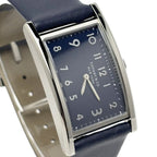 Tiffany & Co Watch Quartz East West Mini Navy Silver