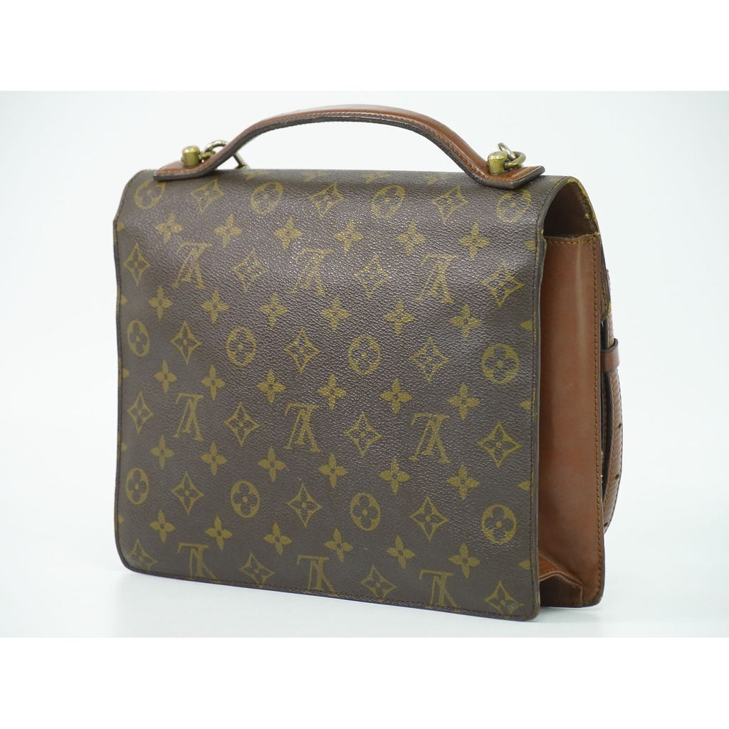 Louis Vuitton LV Monceau Monogram 2-Way Shoulder Bag Brown — view 2