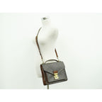 Louis Vuitton LV Monceau Monogram 2-Way Shoulder Bag Brown — view 7