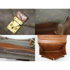 Louis Vuitton LV Monceau Monogram 2-Way Shoulder Bag Brown — view 8