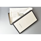 Gucci Wallet Long Round Zipper GG Marmont Ribbon Pink — view 2