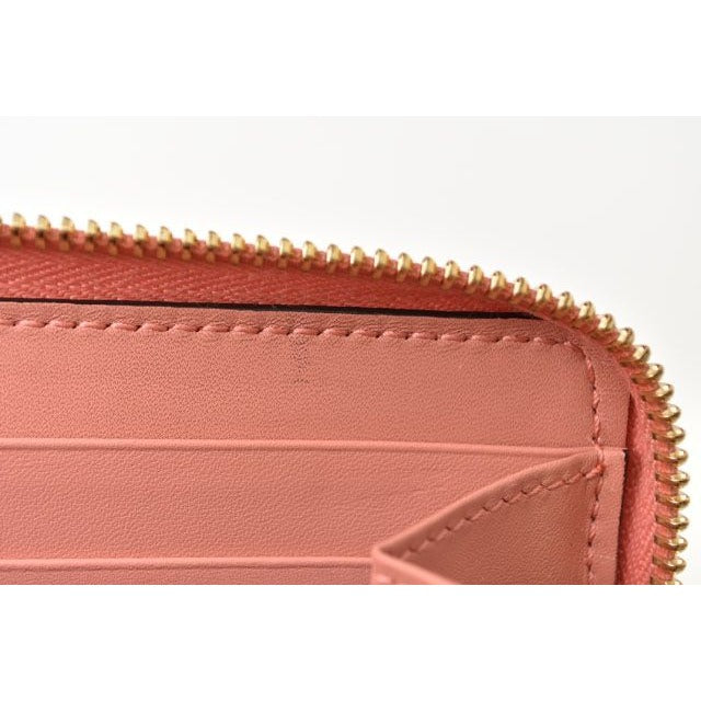 Gucci Wallet Long Round Zipper GG Marmont Ribbon Pink — view 4