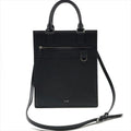 Dior Safari 2-Way Tote Shoulder Bag Leather Black