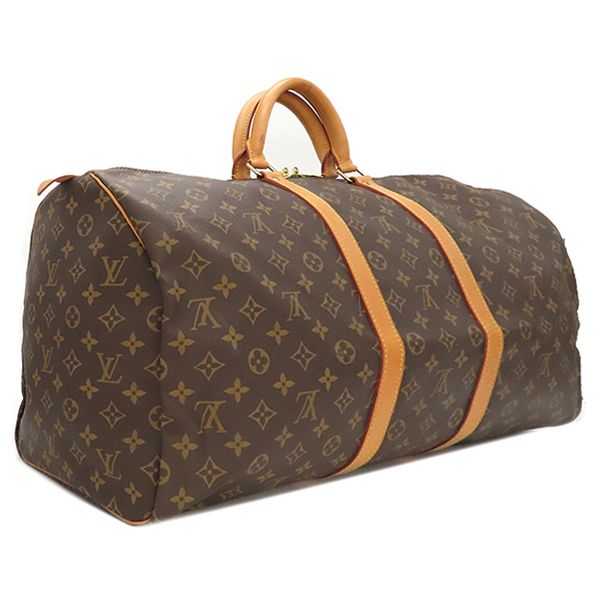 Louis Vuitton Boston Bag Keepall 55 Monogram Canvas Gold Hardware — view 2
