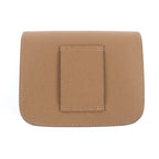 Hermes Constance Slim Brown Veau Epsom Gold Coin Case Wallet — view 3