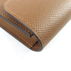 Hermes Constance Slim Brown Veau Epsom Gold Coin Case Wallet — view 9