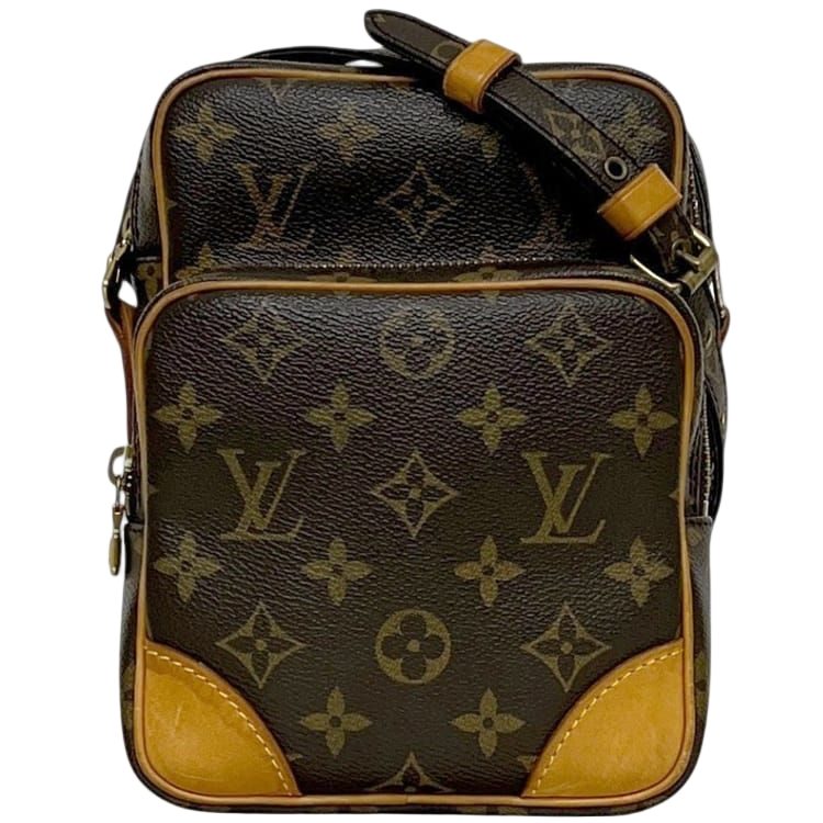 Louis Vuitton Shoulder Bag Amazon Crossbody Monogram Canvas Vachetta Leather