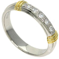 Dior Diamond Combination Ring 18k Yellow Gold