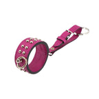 Hermes Collier de Chien Annaud Bag Charm Epson Rose Purple