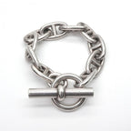 Hermes Chaine D'ancre Bracelet Bangle Cuff 925 Silver — view 2