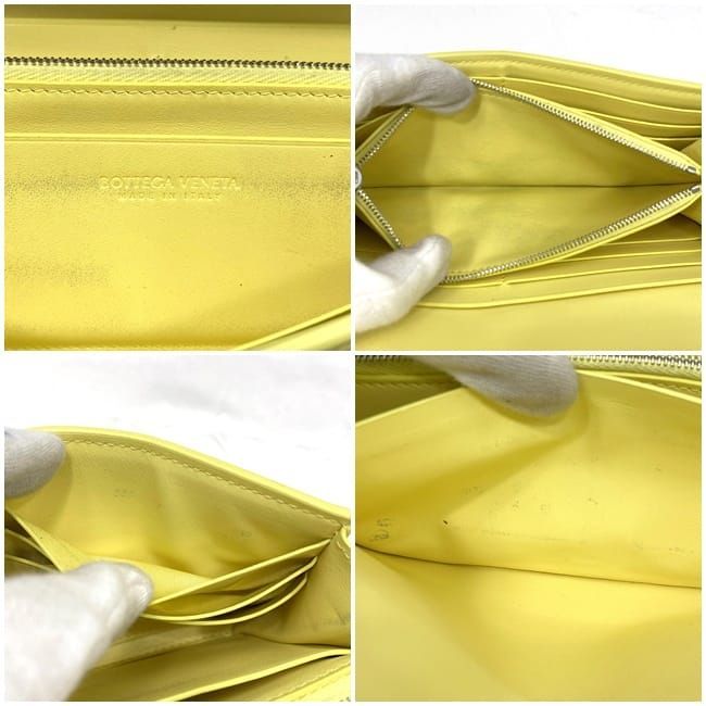 Bottega Veneta Foldable Long Wallet Yellow — view 8