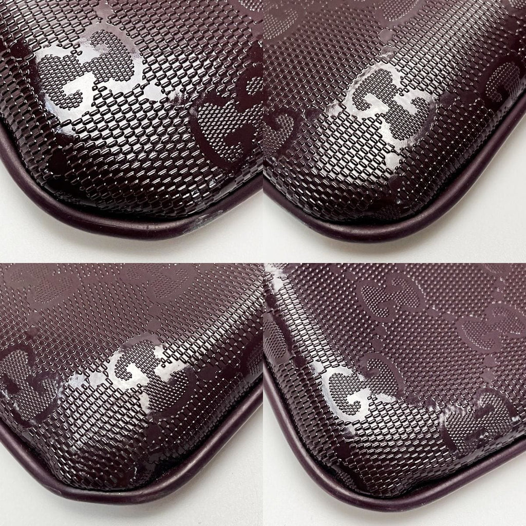 Gucci GG Imprime Brown Shoulder Bag Silver Hardware — view 8