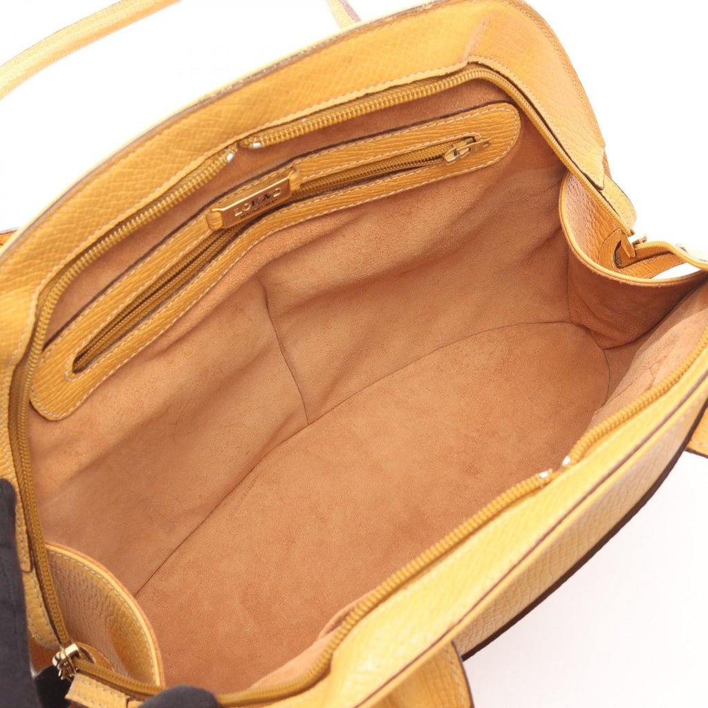 Loewe Tote Yellow Leather Handbag — view 3