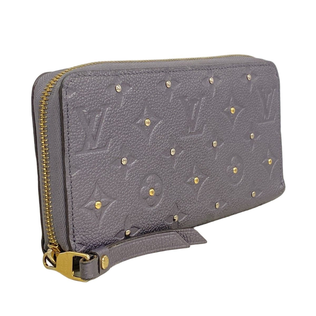 Louis Vuitton Wallet Monogram Empreinte Studded Zippy Gri Silver — view 2