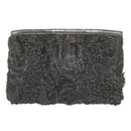 Loewe Lamb Fur Nappa Leather Black Zip Pouch 0080 — view 2