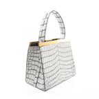 Louis Vuitton Handbag Light Gray Leather 2-Way — view 2