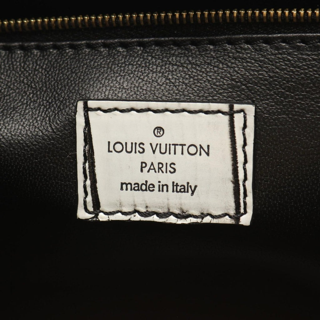 Louis Vuitton Handbag Light Gray Leather 2-Way — view 4