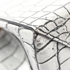 Louis Vuitton Handbag Light Gray Leather 2-Way — view 5