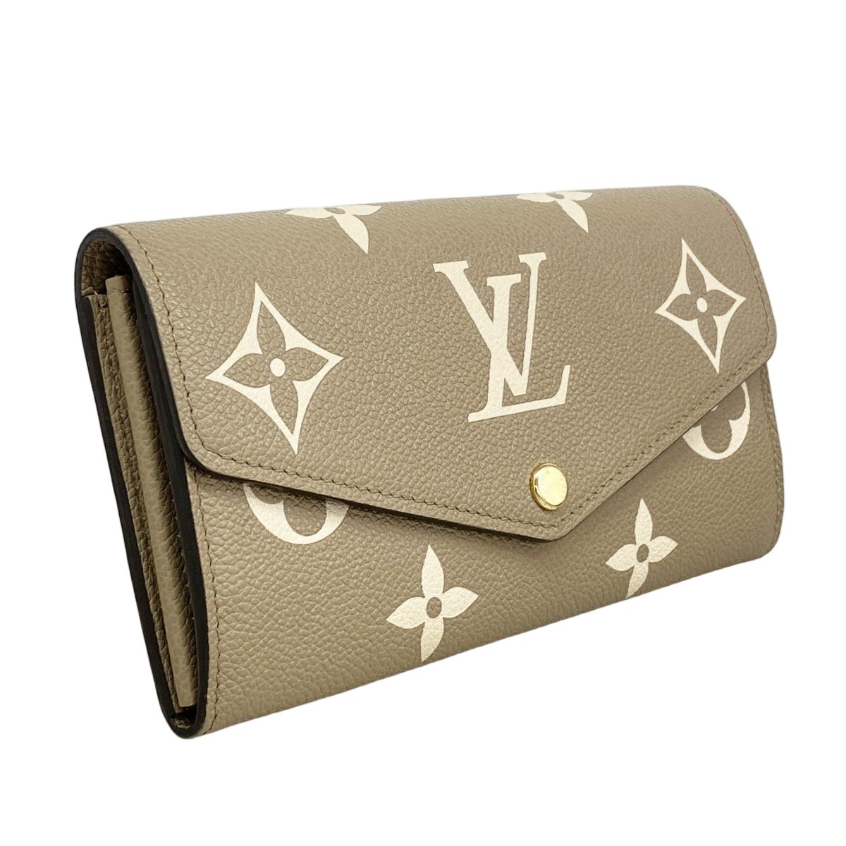 Louis Vuitton Wallet Monogram Empreinte Bicolor Portefeuille Sarah NM Tourterell — view 2