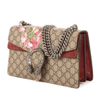 Gucci Blooms Dionysus Beige Burgundy Supreme Canvas Shoulder Bag — view 2