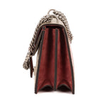 Gucci Blooms Dionysus Beige Burgundy Supreme Canvas Shoulder Bag — view 3