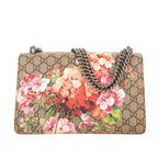 Gucci Blooms Dionysus Beige Burgundy Supreme Canvas Shoulder Bag — view 5