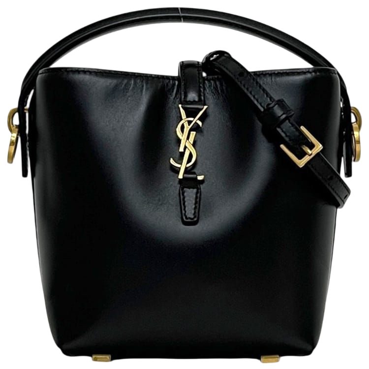 Saint Laurent Paris Shoulder Bag 37 Mini 2-Way Leather Black YSL