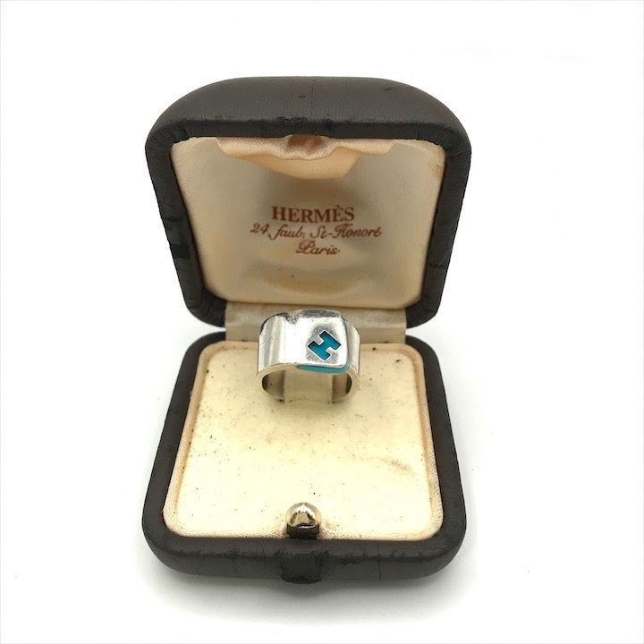 Hermes Candy Ring Blue — view 2