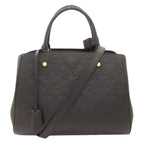 Louis Vuitton Montaigne MM Handbag Noir Black