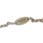 Louis Vuitton Single Bracelet Serieurs Strass Metal Rhinestone Silver — view 8