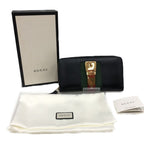 Gucci Round Zipper Long Wallet Sylvie Black — view 3