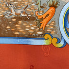 Hermes Scarf 100% Silk Carre 90 Orgauphone ET Autres Mecaniques Pipe Organ — view 8