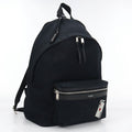 Saint Laurent Backpack Canvas Black