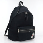 Saint Laurent Backpack Canvas Black