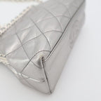 Chanel Fishmouth Chain Shoulder Bag Silver Vintage 3 rd — view 4