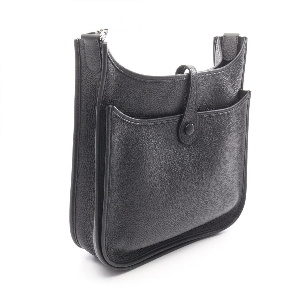 Hermes Shoulder Bag Evelyne 3 Trois PM Black Leather — view 2