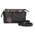 Fendi by the Way Mini Shoulder Bag Leather Black Brown