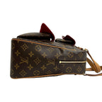 Louis Vuitton Vintage Excentri Cite Monogram Leather Mini Boston Bag Brown — view 6