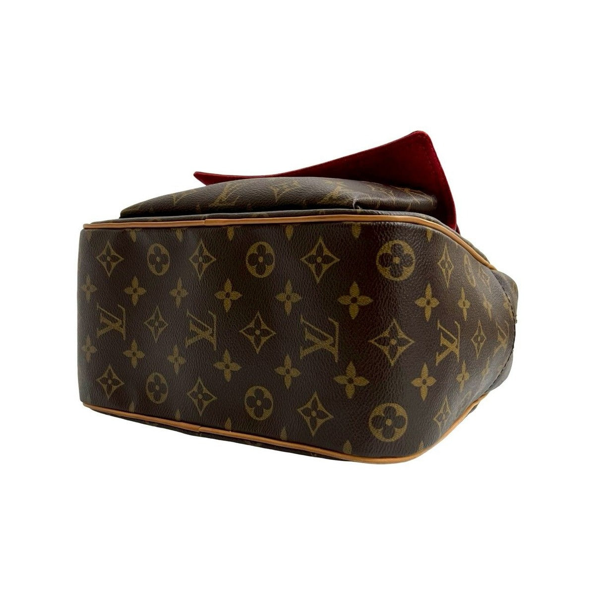 Louis Vuitton Vintage Excentri Cite Monogram Leather Mini Boston Bag Brown — view 8
