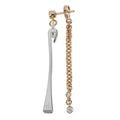 Hermes Single Earrings Mix-and-h Clou de Forge Diamond