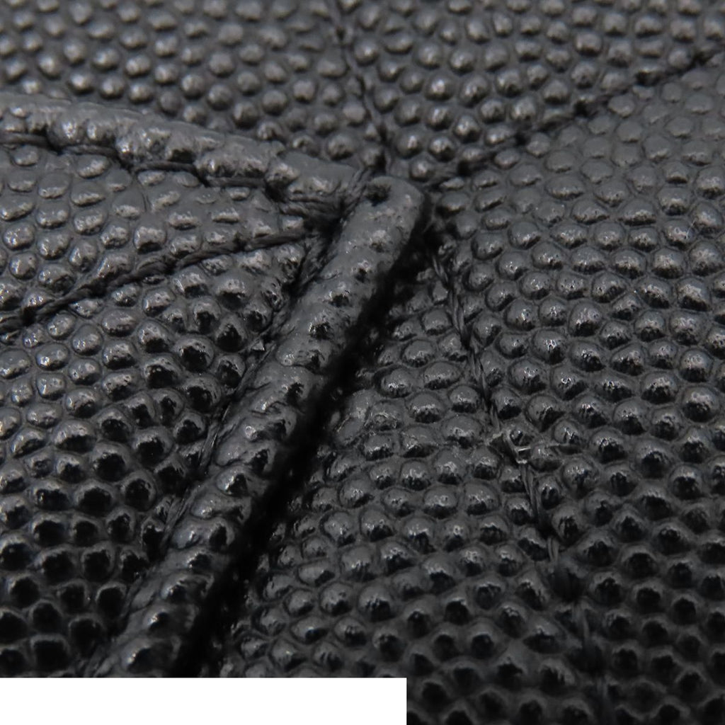 Chanel Chain Wallet Black Caviar Leather Rhinestone Quilted Shoulder Bag — view 6