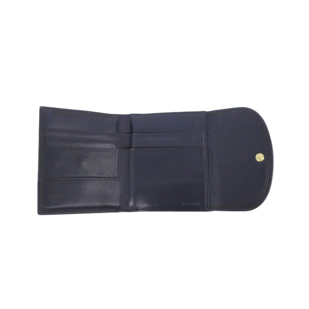 Loewe Vintage Wallet Leather Blue — view 6