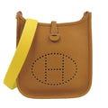 Hermes Evelyne Amazon TPM Sesame Lime Gold Taurillon Shoulder Bag