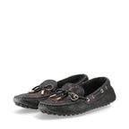 Louis Vuitton Arizona Line 18 Monogram Leather Driving Shoes 36 Nd0168