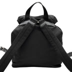 Prada Nylon Tessuto Backpack Saffiano Leather Shoulder Bag Purse Tote — view 8
