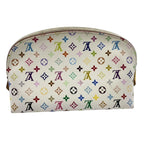 Louis Vuitton Multicolor Cosmetic Vanity Makeup Pochette Pouch Bag Y2