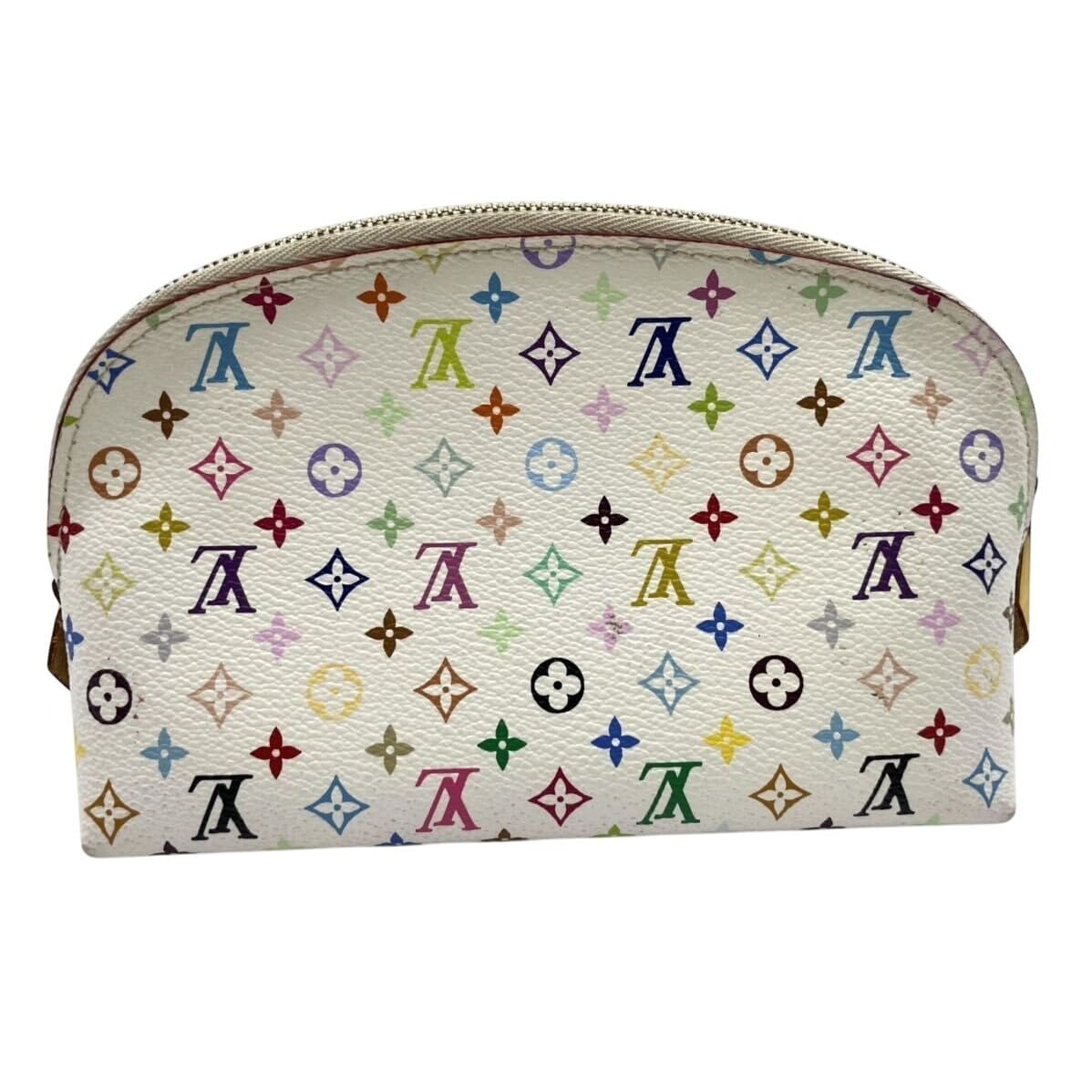 Louis Vuitton Multicolor Cosmetic Vanity Makeup Pochette Pouch Bag Y2