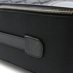 Chanel CC Quilted Nylon Luggage Carry-on Trolley Wheels Travel Bag — view 9