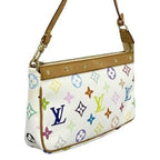 Louis Vuitton Monogram Multicolor Murakami Pochette Pouch Bag Accessories White — view 7